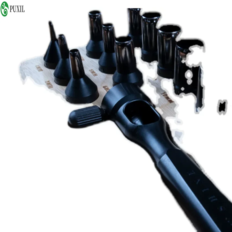 Handmade leather DIY tool DC53 round punch black replaceable punching tool belt