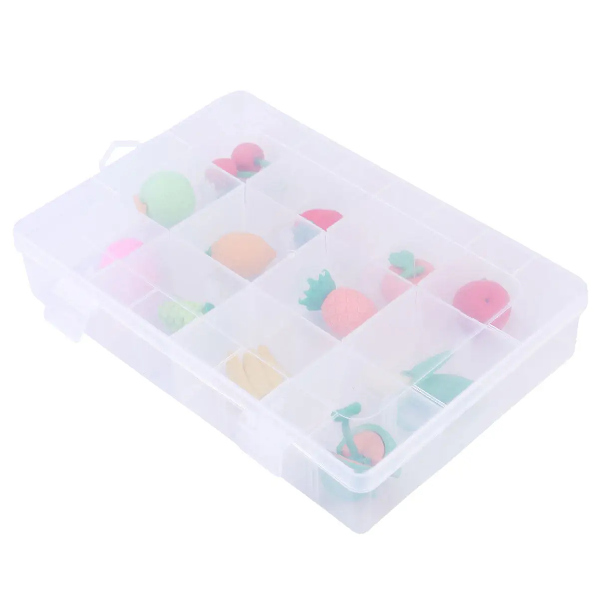 12Pcs Fruit Series Cartoon Erasers Cute Fruits Shaped Pencil Erasers School Student Stationery Supplies Soft Comfortable