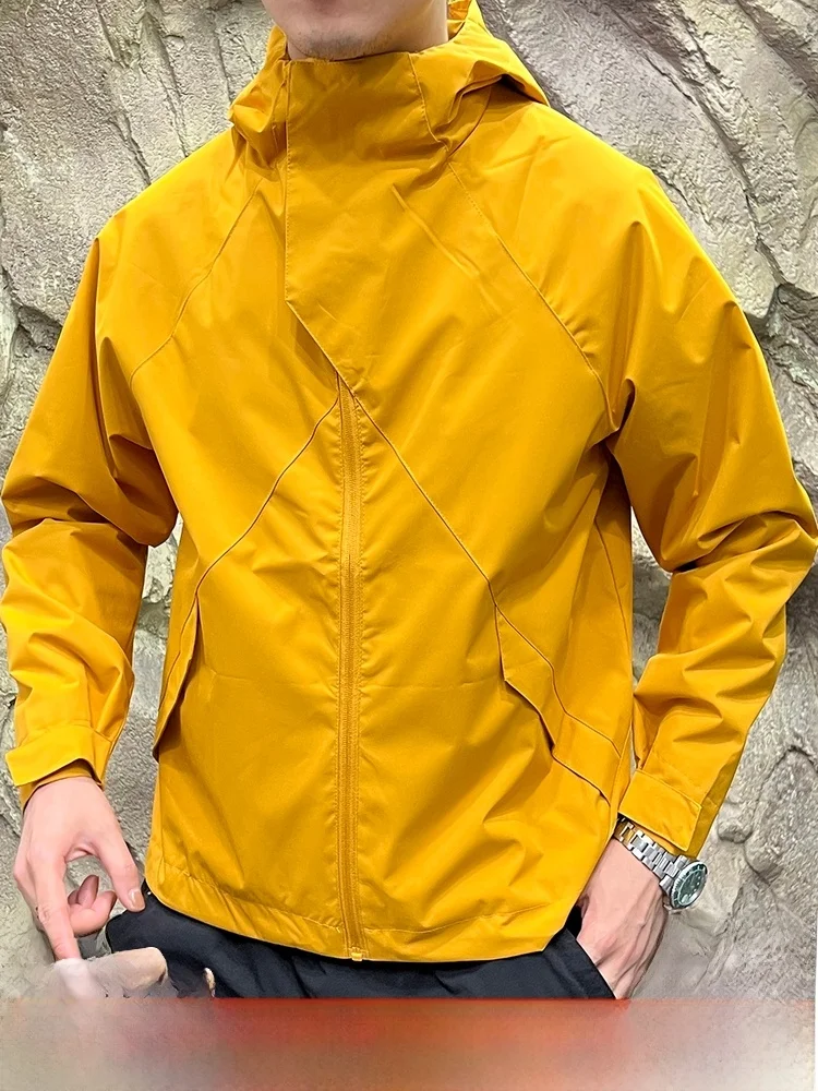 

Уличная ветрозащитная водонепроницаемая мягкая подставка ell Jaet 3D Tailoring ex с капюшоном Long Sve Подходит для молодежного полиэфирного волокна