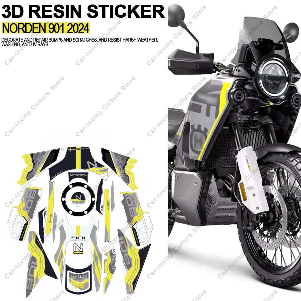 Waterproof Protective Sticker Motorcycle 3D Sticker Kit Motorcycle Sticker For Husqvarna Norden 901 Norden901 2024