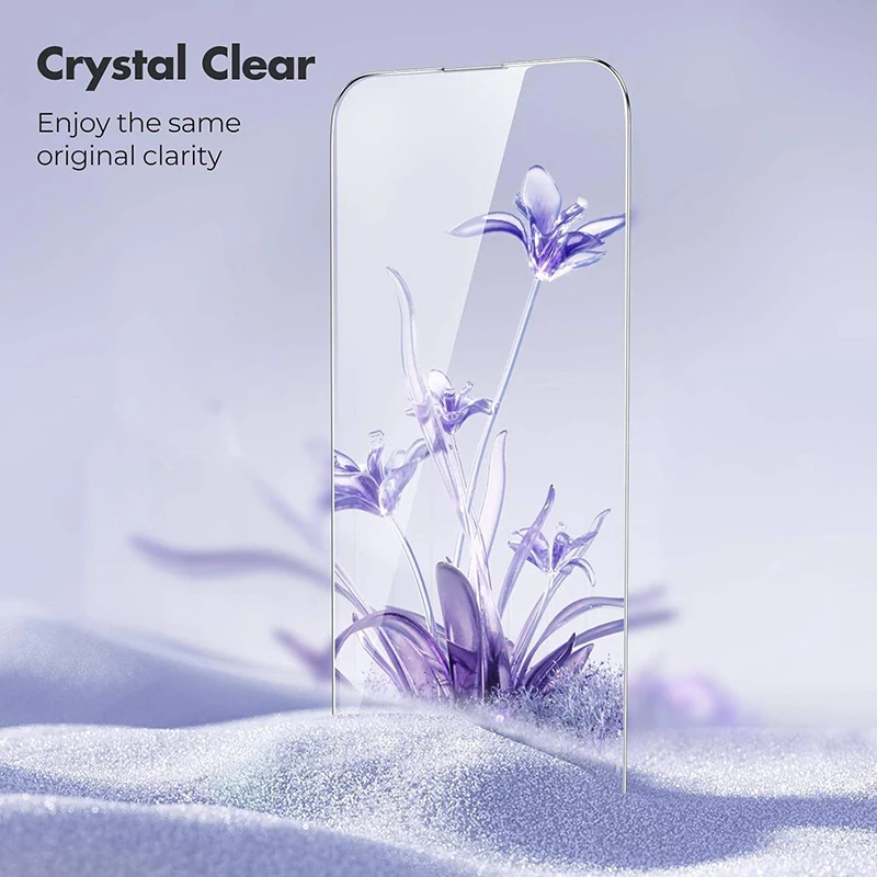 4Pcs Tempered Glass For iPhone 15 14 13 12 11 16 17 Pro Max X XS Max XR 8 7 Plus 16e Screen Protectors Film For iPhone SE 2022 - view 2
