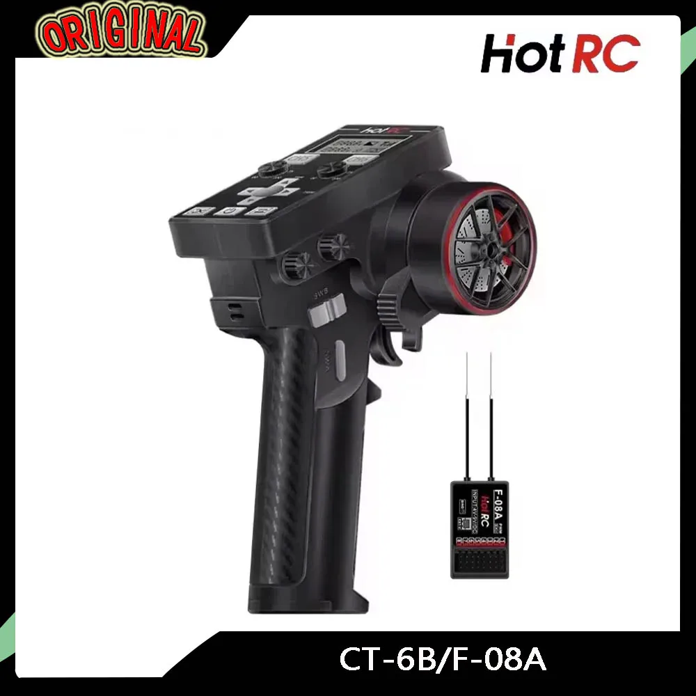 

8-канальный радиопередатчик HotRC CT-6B 2,4 ГГц | Приемник F-08A в комплекте — для радиоуправляемых автомобилей, лодок, самолетов, квадроциклов и танков.
