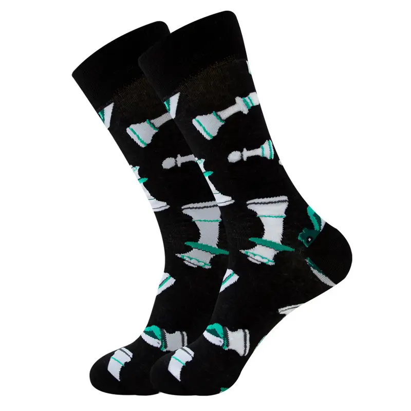 1 Pair New Happy Mens Socks Women Novelty Cartoon Sock Combed Cotton Funny Men's Big Size Crew Hip Hop Thick Long Socks - Image 51