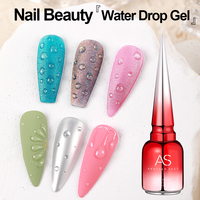 AS Water Drop Wave Gel Nail Gel Polish Clear Ripple Gel Nail Vernis Varnish Glue Phototherapy 15ml Glass Water Drop Glue