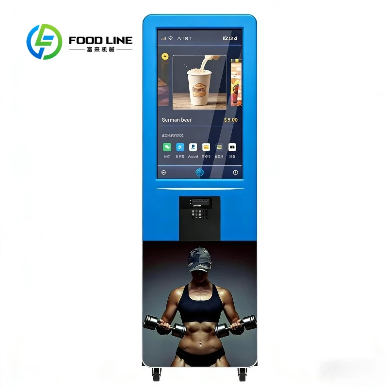 Customized size Multi-pay gym uses protein shake vending machine