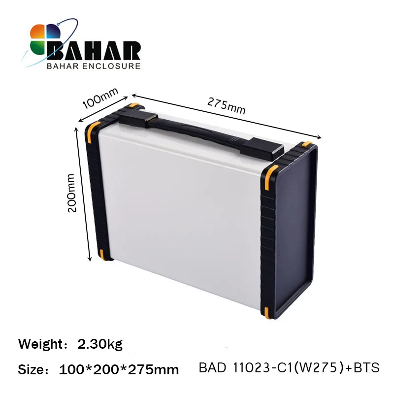 High-Quality Bahar Aluminum Case Wire Junction Box Instrument Shell Battery Enclosure Model BAD 11023 switch distribution case