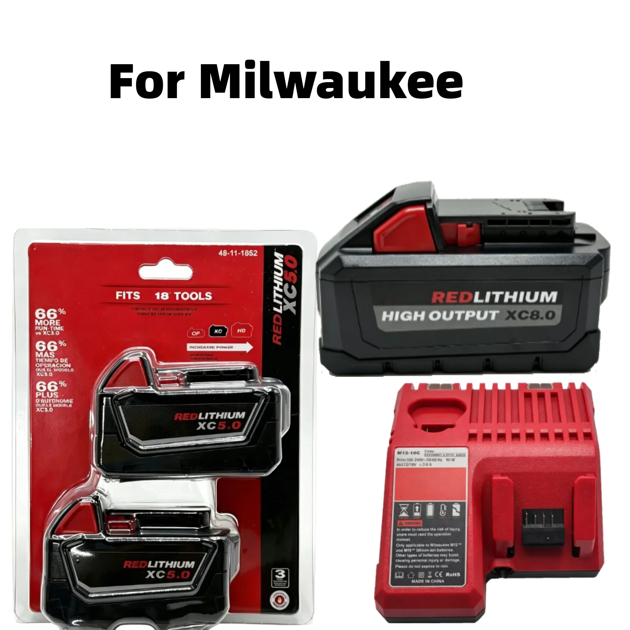 Milwaukee Drill M18 Fuel - ミルウォーキー M18 18V 6.0Ah 8.0Ah 12.0Ah