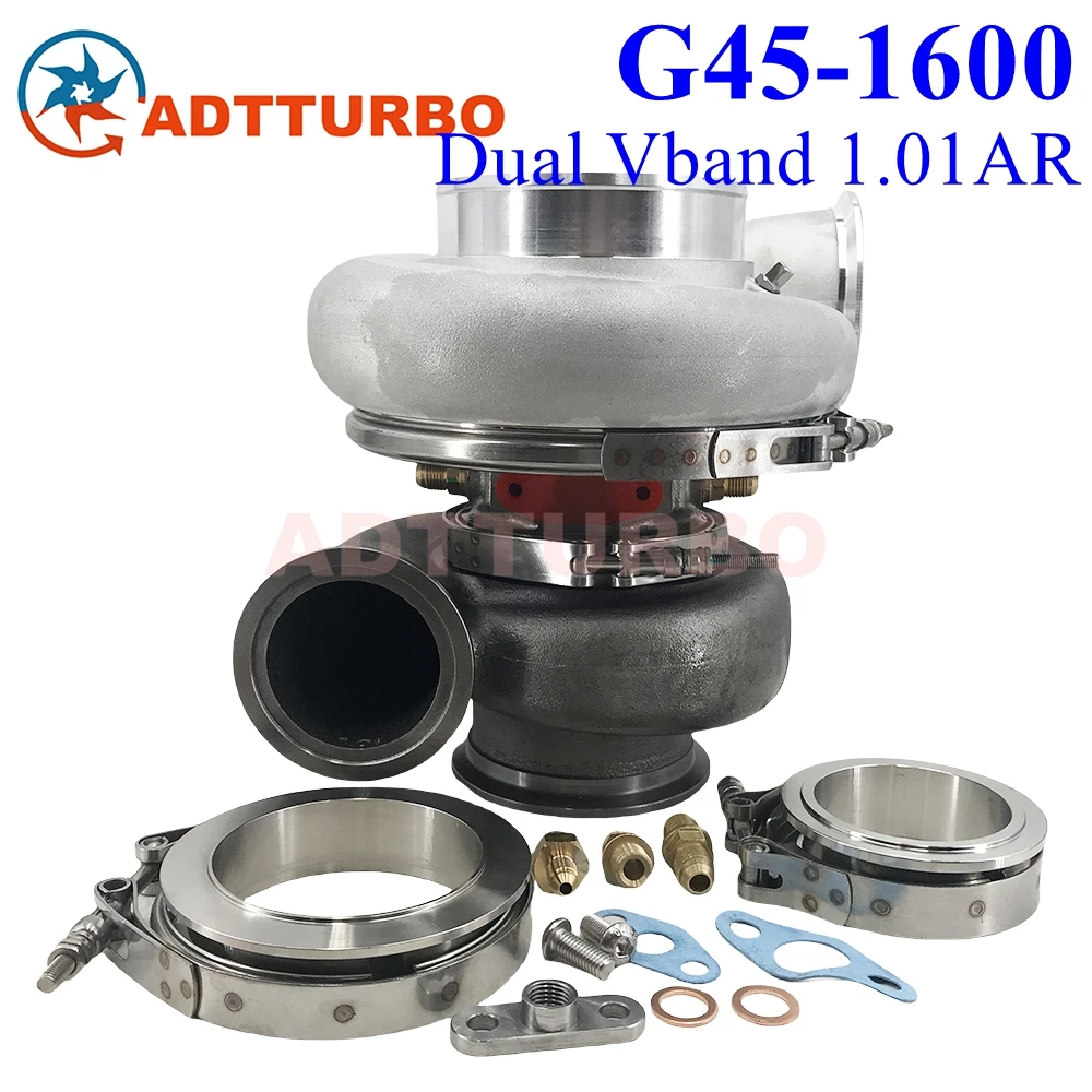 

VBand 1.01AR G45-1600 Performance Turbocharger Turbine G451600 80mm 888169-5006S 757707-0022 757707-0023 750-1600 HP 2.0L-8.0L