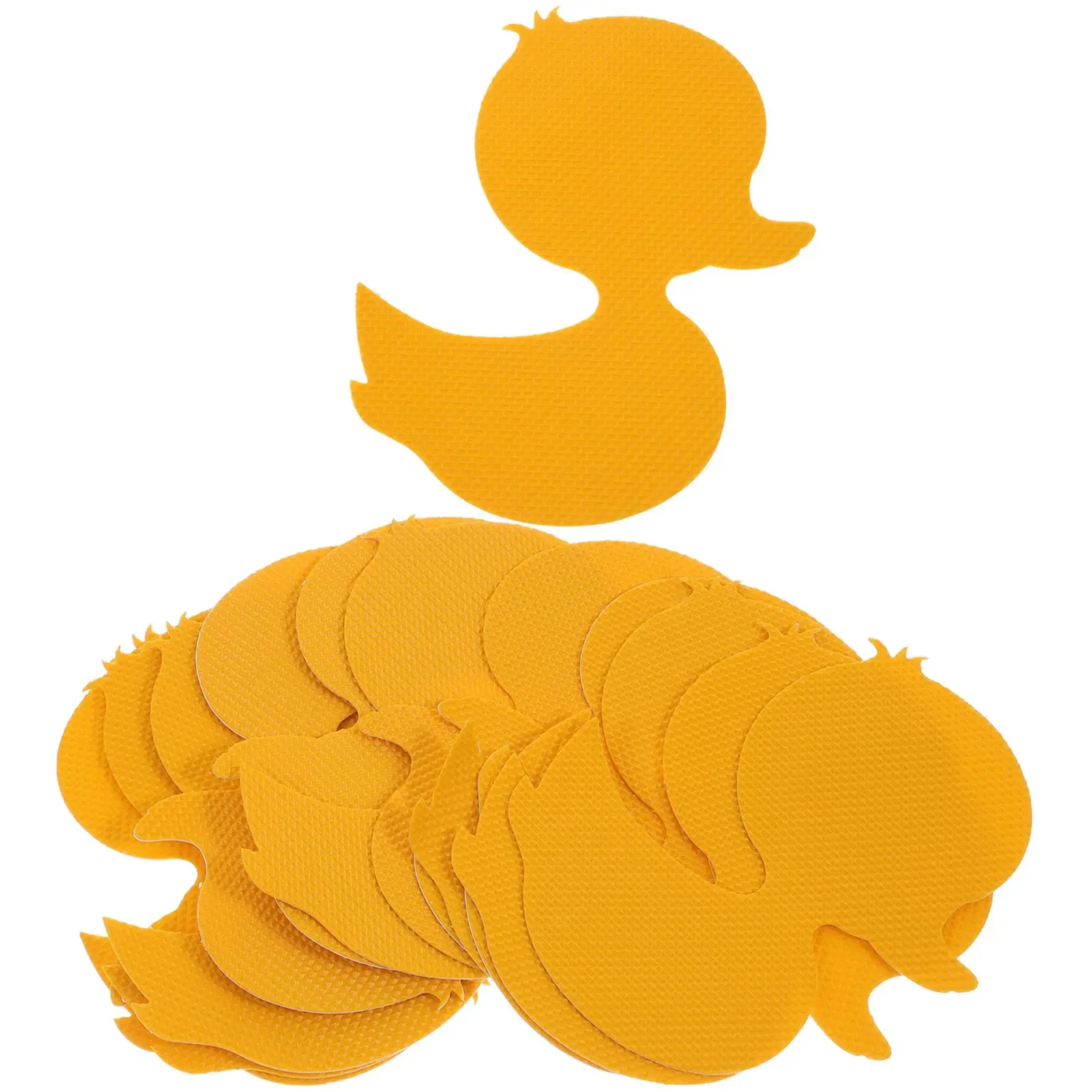 

12 Pcs Anti-slip Shower Stickers Waterproof Strips Mini Ducks Bathtub Non-slip Cartoon Floor