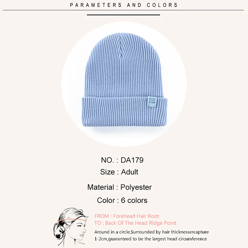 Geebro feminino homem inverno gorro chapéu com nervuras de malha com punho boné casual cor sólida solidéu baggy retro boné de esqui unisex quente bonnet