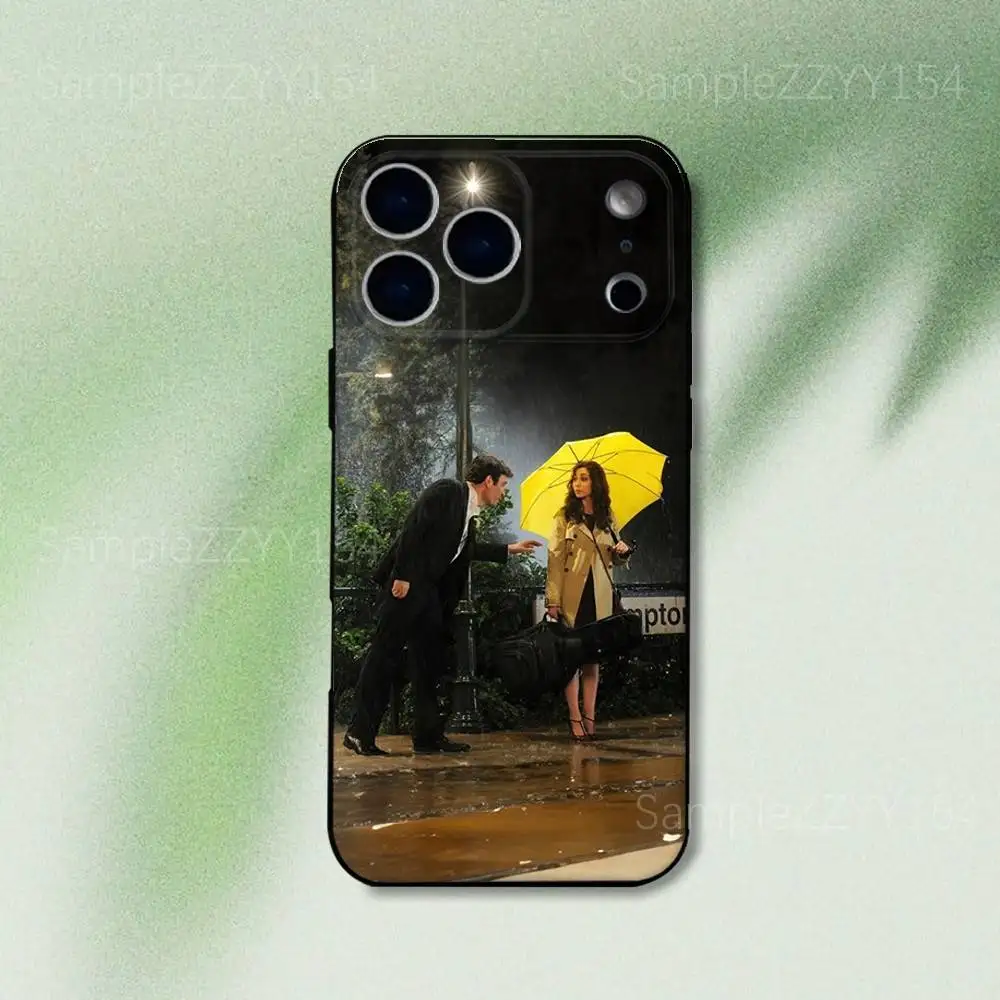 HIMYM How I Met Your Mother Phone Case For iPhone 17,16,15,14,13,12,Pro,Max,Plus,E,SE4,Air,Mini Black Soft Funda