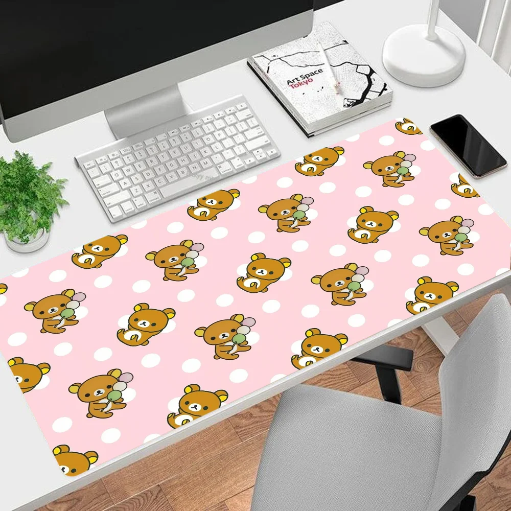 Rilakkuma Cat Bear Floor Mat INS Style Soft Bedroom Floor House Laundry Room Mat Anti-skid Household Carpets