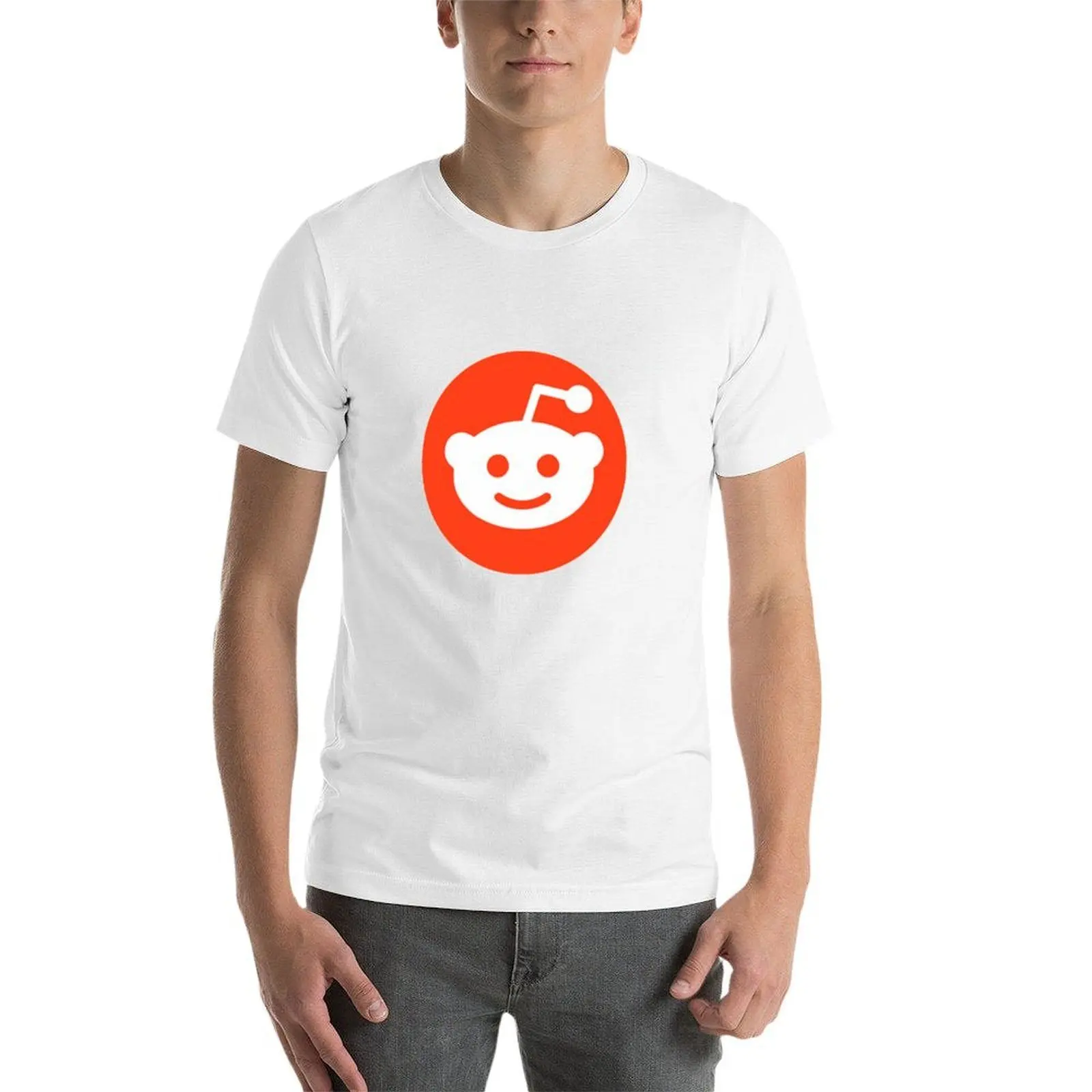 تي شيرت كلاسيكي بشعار Reddit تي شيرت g man للرجال تي شيرت مطبوع للرجال تي شيرت