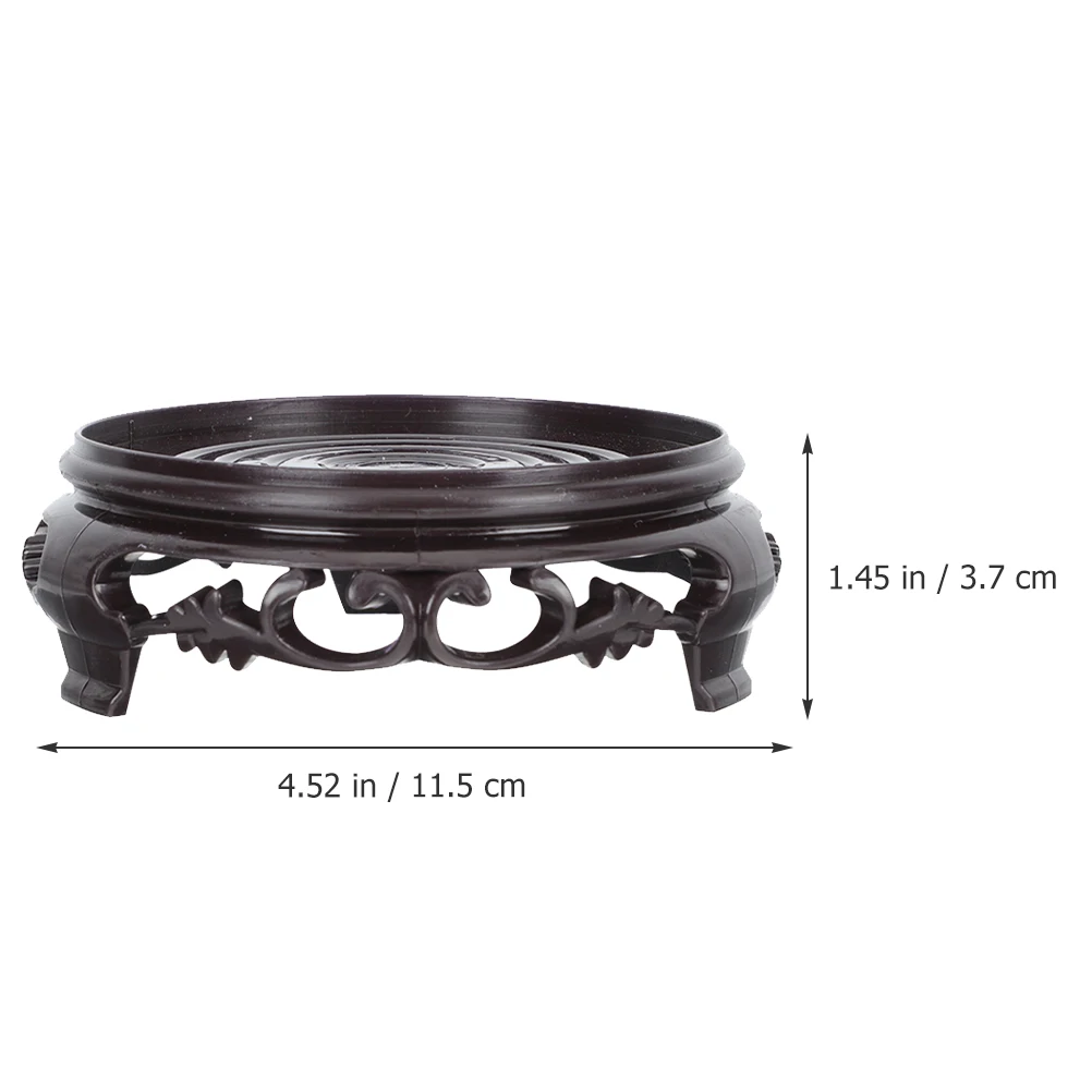 

4pcs Potted Plant Riser Plastic Display For Indoor Garden Flowerpots Vase Statues Fish Tank Tabletop Strong Durable Green Home