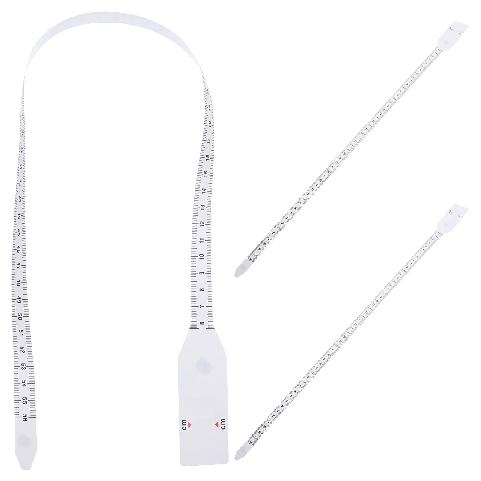 

3Pcs Retractable Measuring Tape for Head Circumference Flexible Soft Tape Measure Tailor Sewing Craft Portable Dieting Tool