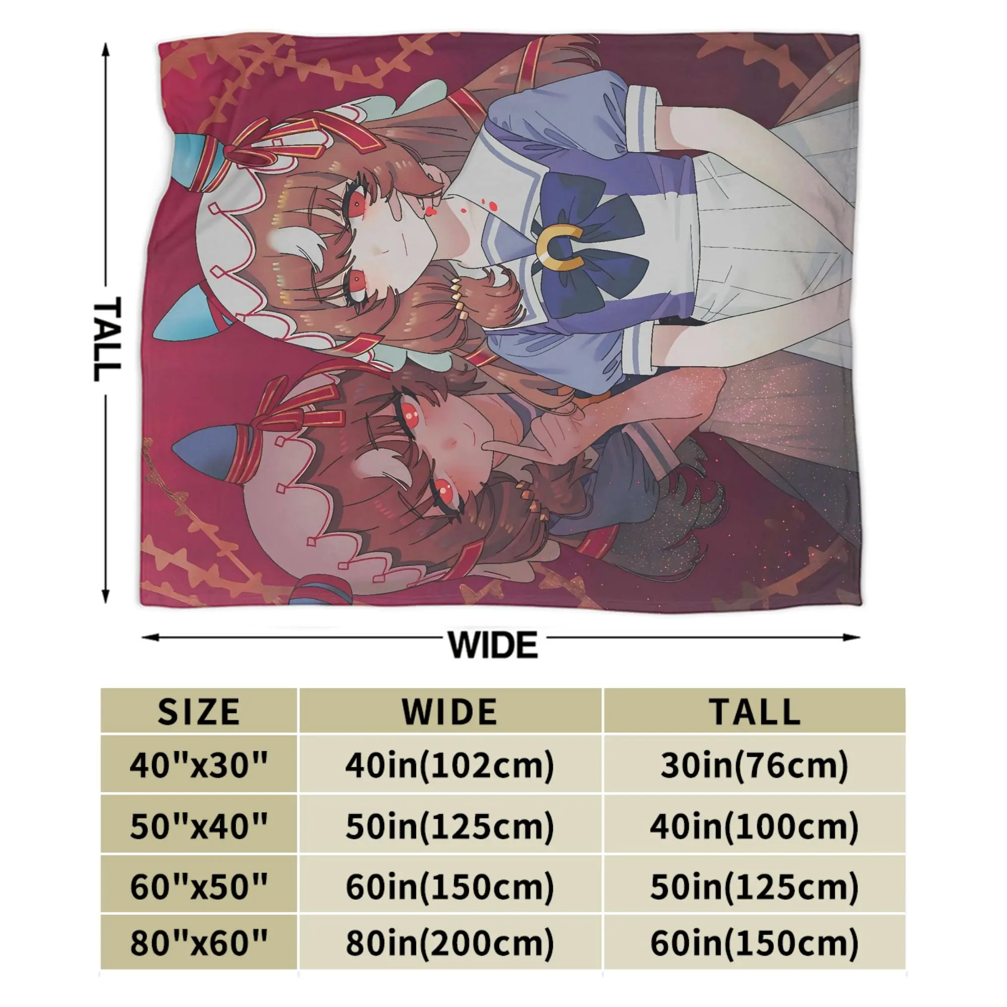 Umamusume جميلة ديربي البطانيات Haru Urara الدافئة لينة أفخم الفراش يلقي للأريكة كرسي السفر الفانيلا المفرش غطاء السرير