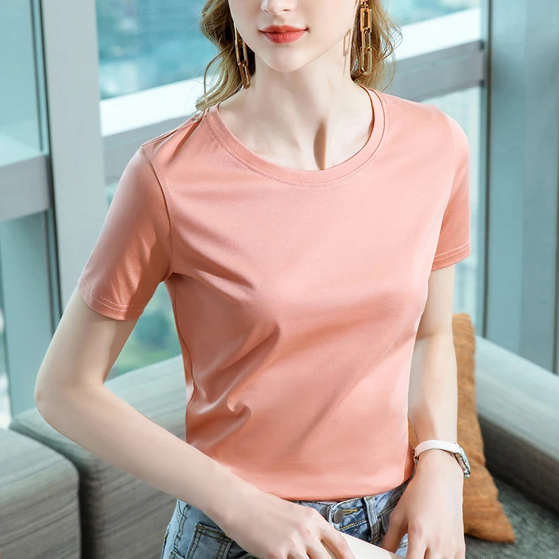Variant: Pink round neck