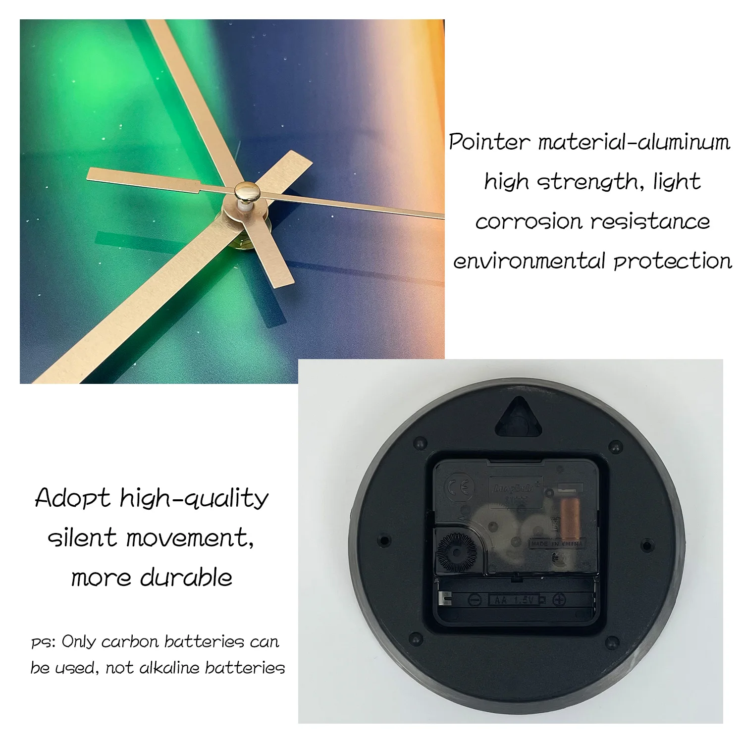 ساعة حائط زجاجية لتزيين المنزل وغرفة المعيشة وغرفة النوم وتصميم الشفق والساعة الصامتة والشاطئ 1 * *