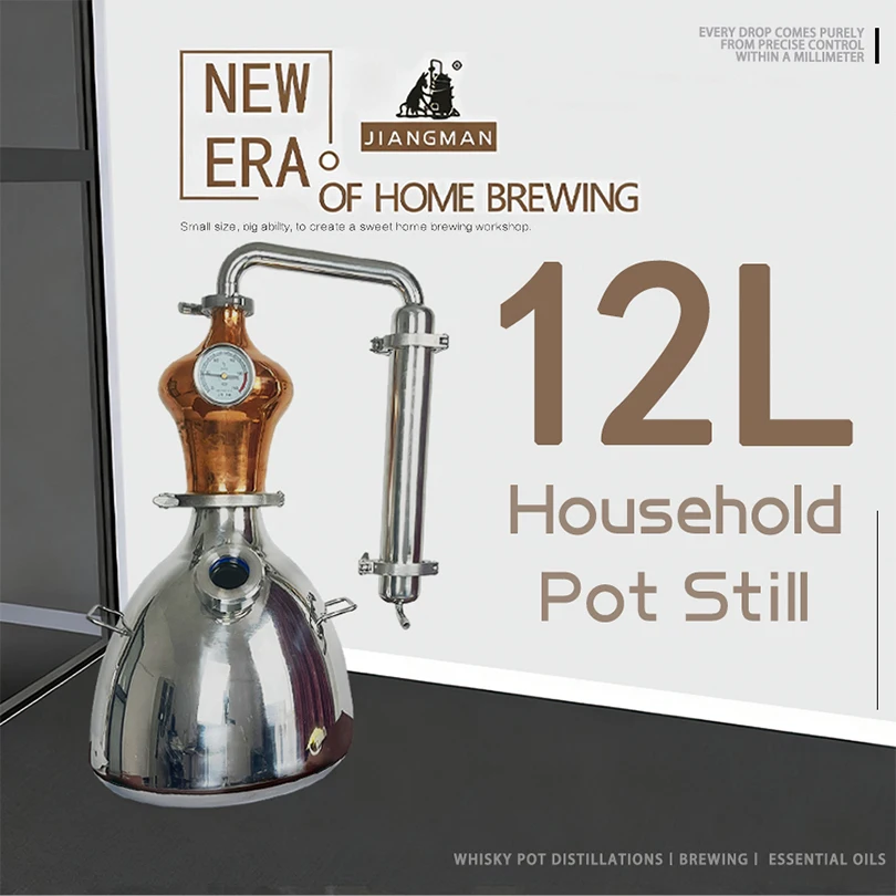 Mini Alcohol Distiller Household Stainless Steel Pot Still Electrical /Directly Heating Distilled Equipment
