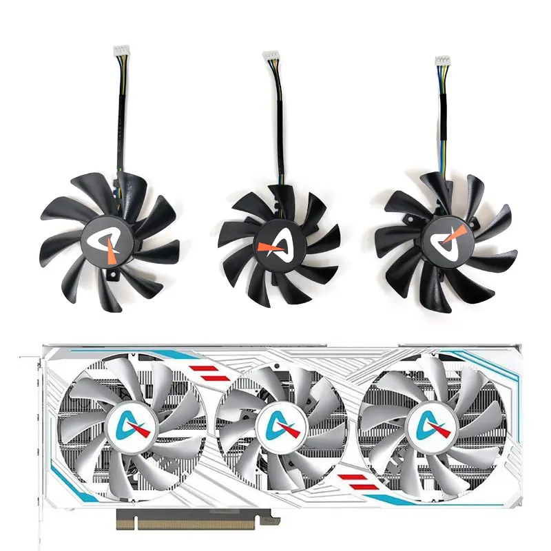 New CF8015U12S CF9015H12S 12V RTX3070TI  graphics card fan suitable for AXGAMING RTX3060 3060ti 3070 3070ti X3 LHR graphics card