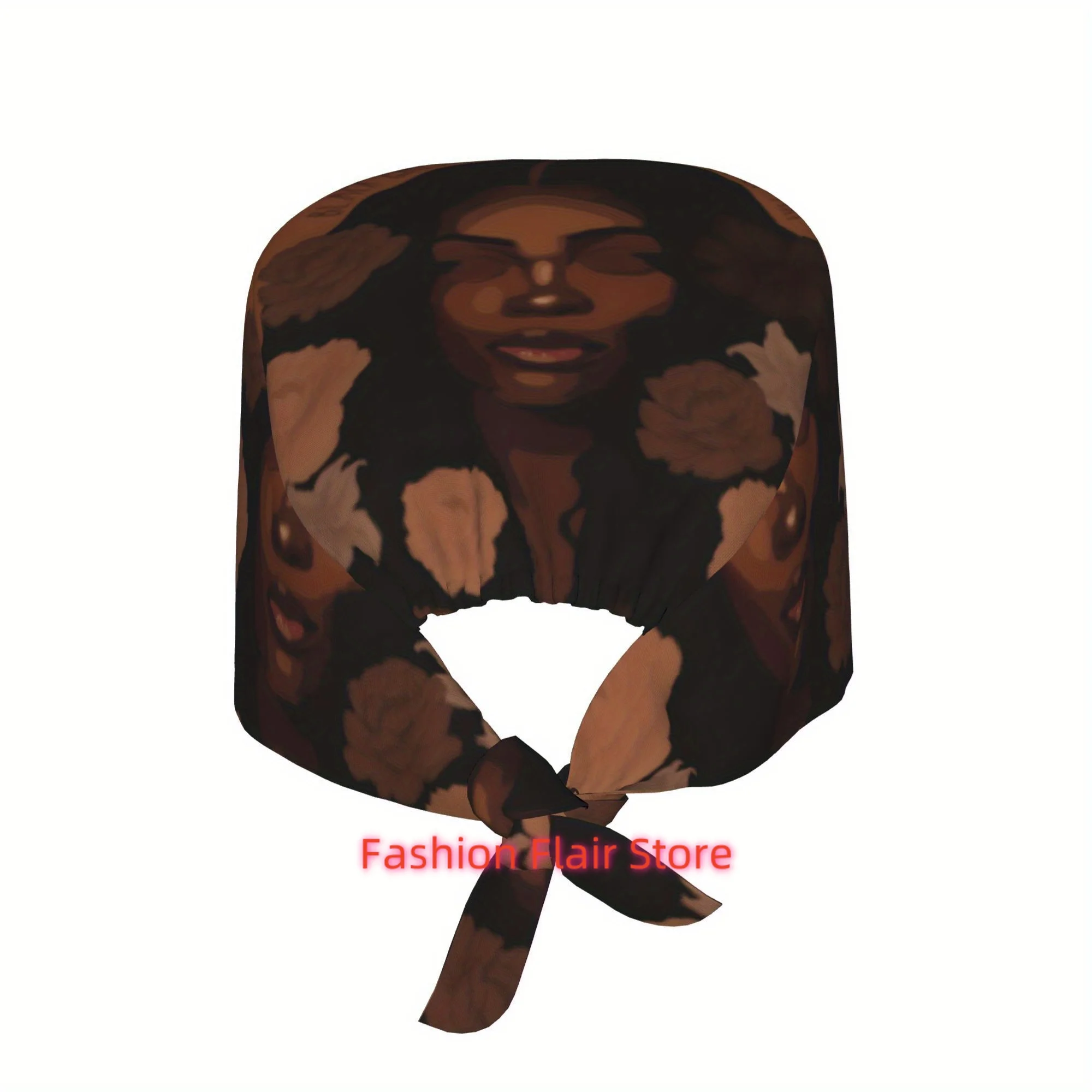 1pc of a Printed Hat Showcasing African Culture, Stylish for Both Men And Women, Featuring a Lightweight And Adjustable Back-Tie