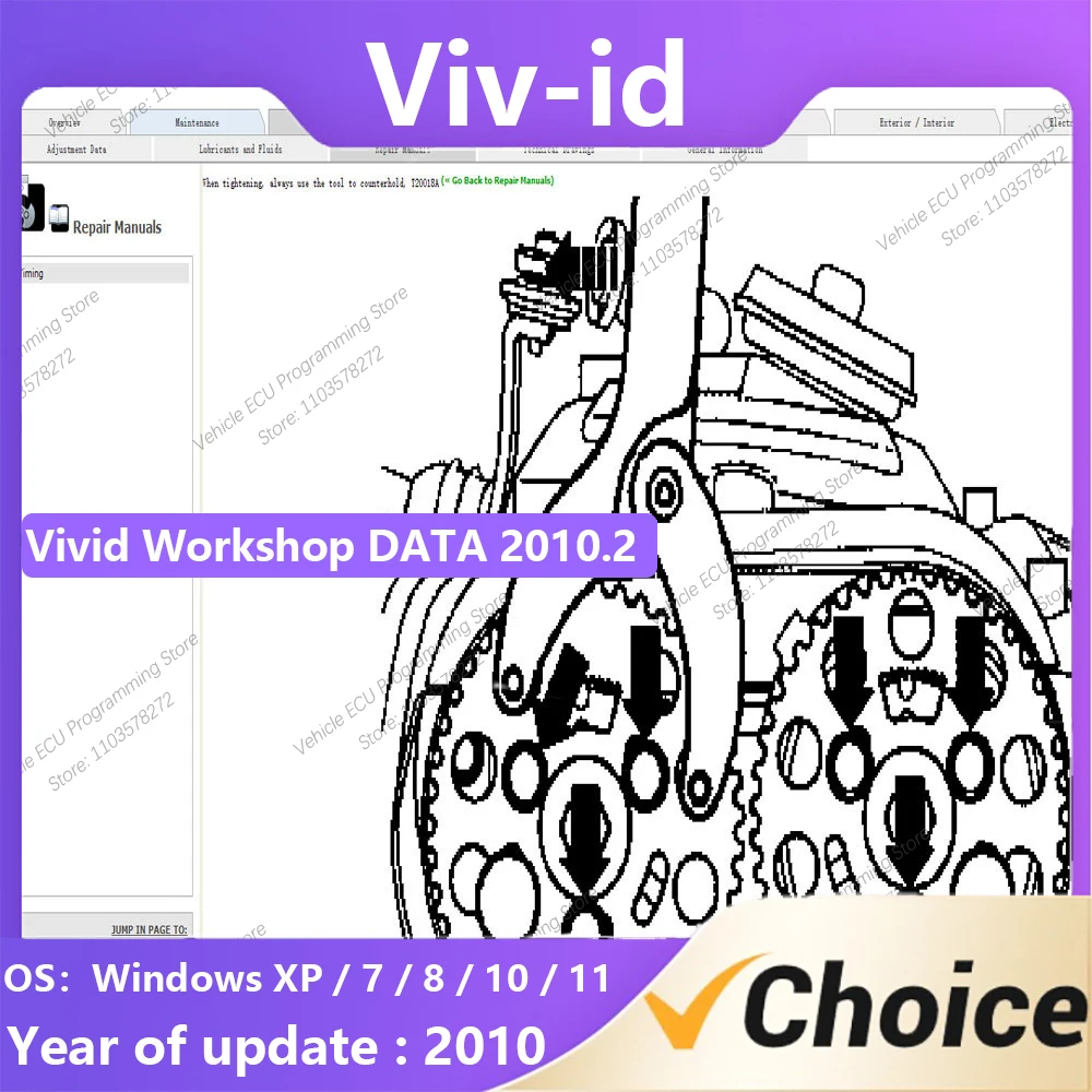 Vivid Workshop DATA 2010.2 Professional Edition Diagnosis Fault Codes Data Management Engine Adjustment Data Technical Drawings