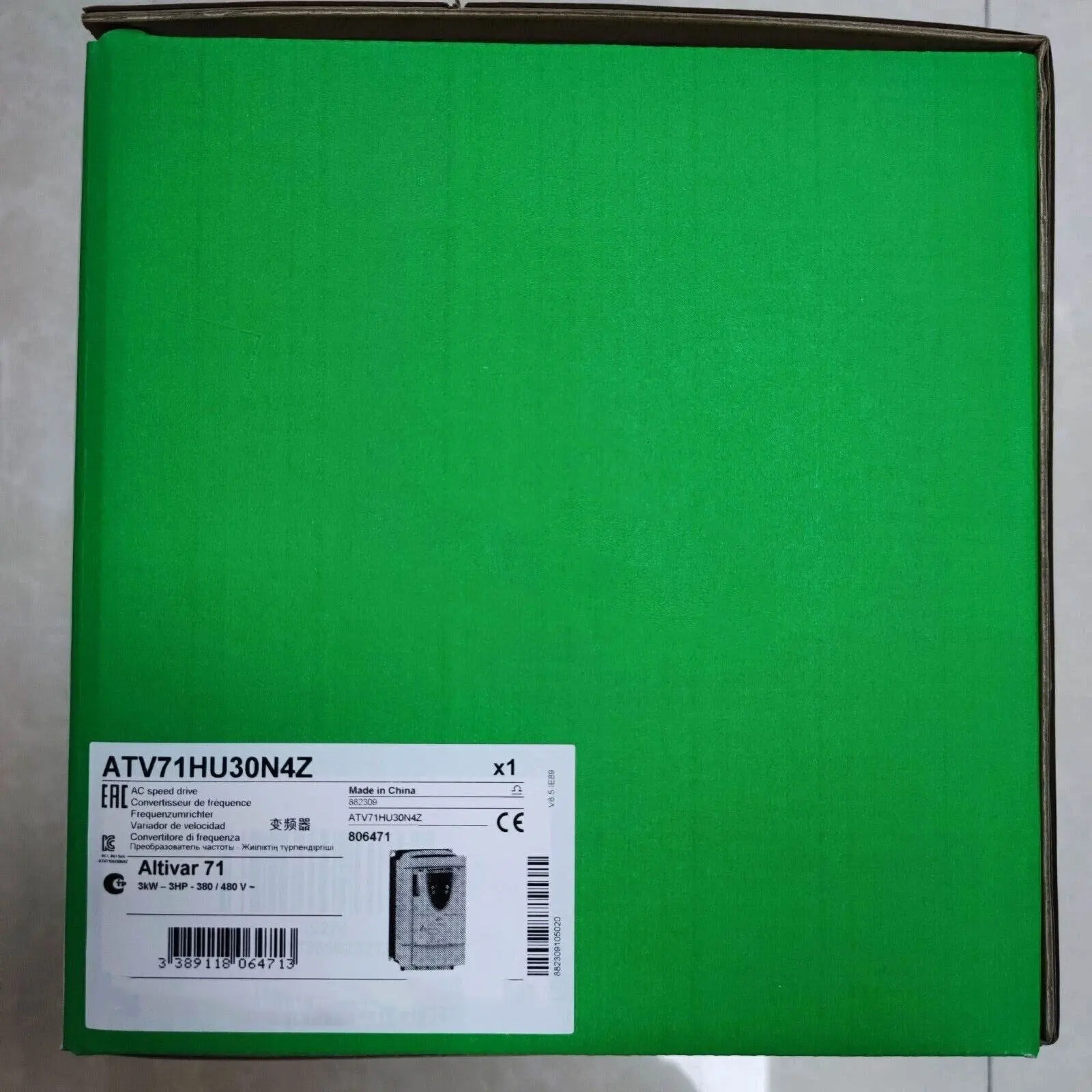 

Совершенно новый ATV930D15M3 ATV930D18M3 ATV930D22M3 ATV930D30N4Z ATV930D37N4Z ATV930D45N4Z Гарантия один год