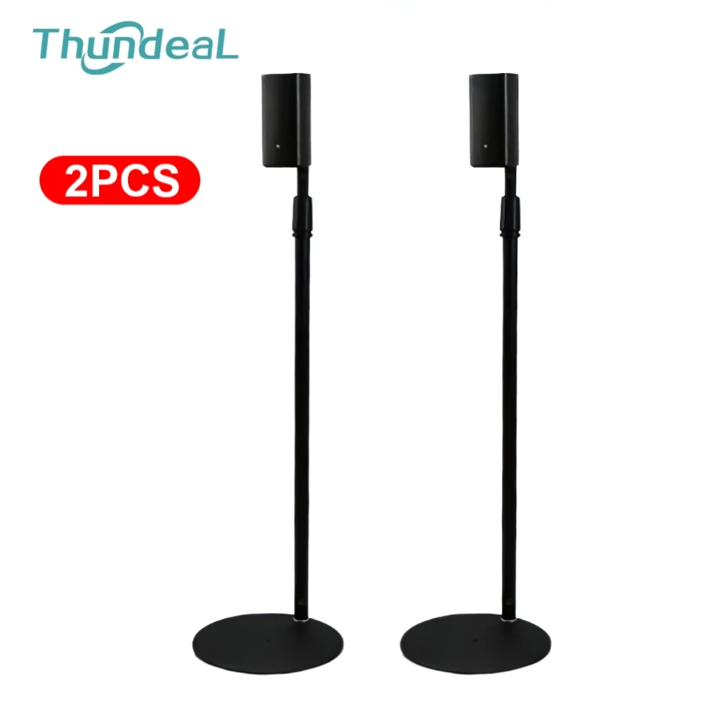 

2Pcs Speaker Stand for Samsung Q30B 9500S Q900A JBL Stand Cradle With Tray Height Adjustable 80-150CM Bed Head Portable Bracket
