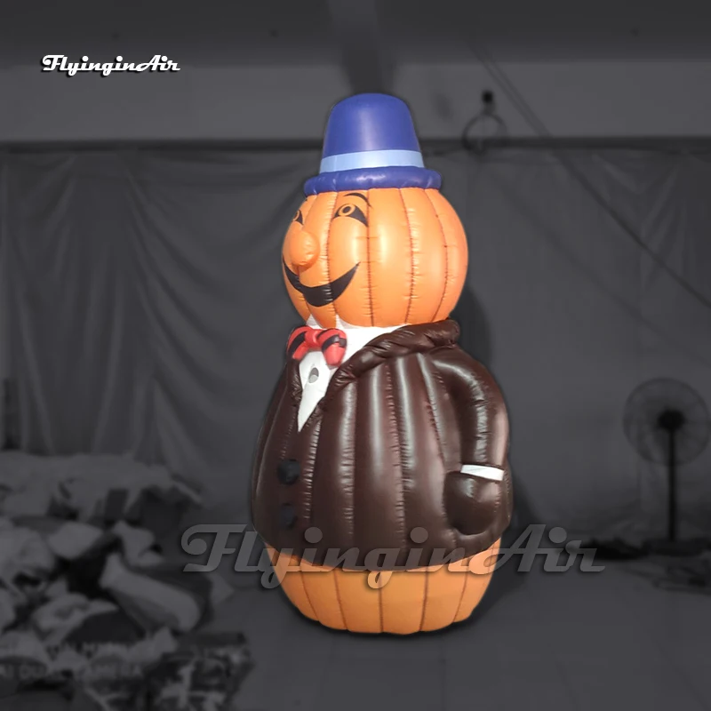 Walking Inflatable Pumpkin Man Halloween Costume Adult Wearable Blow Up Pumpkin Monster Suit For Party Event