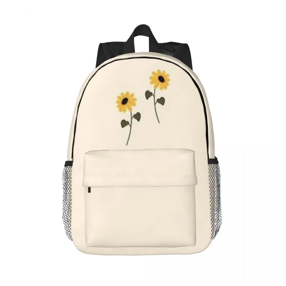 Sunflower Aesthetic New Fashionable Pattern School Bag Print Lightweight Backpack 15inch