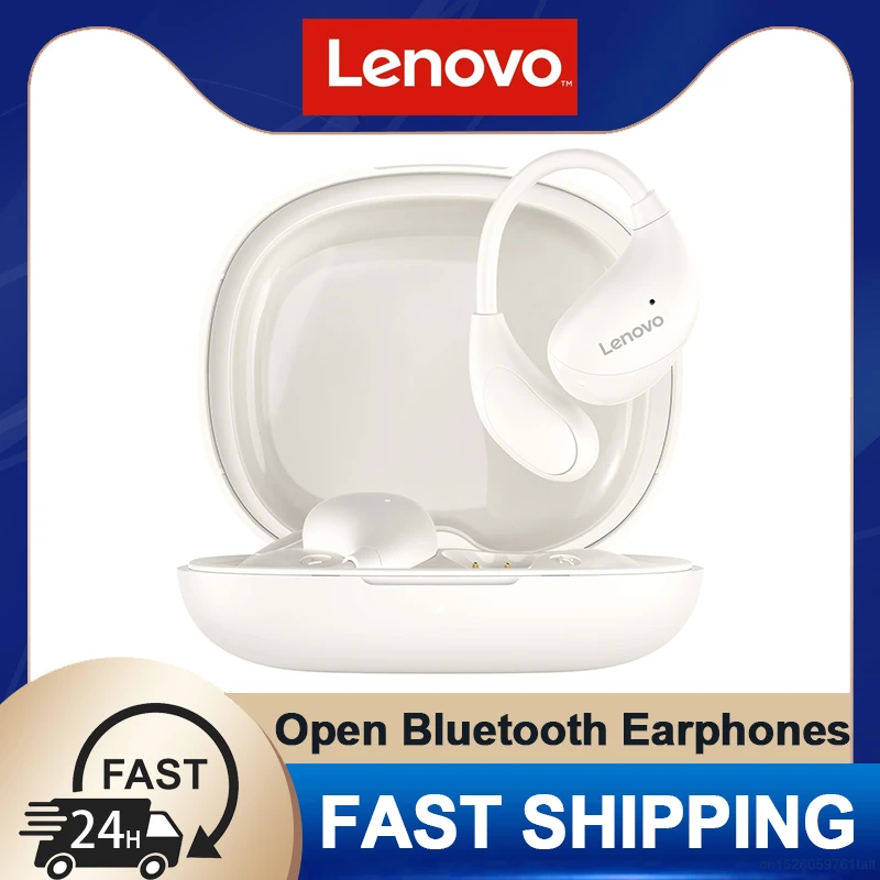 Original Lenovo TA330 Open-Ear Headphones Ear Hook Earphones Wireless Bluetooth Headset HiFi Stereo HD Call Earbuds Long Standby