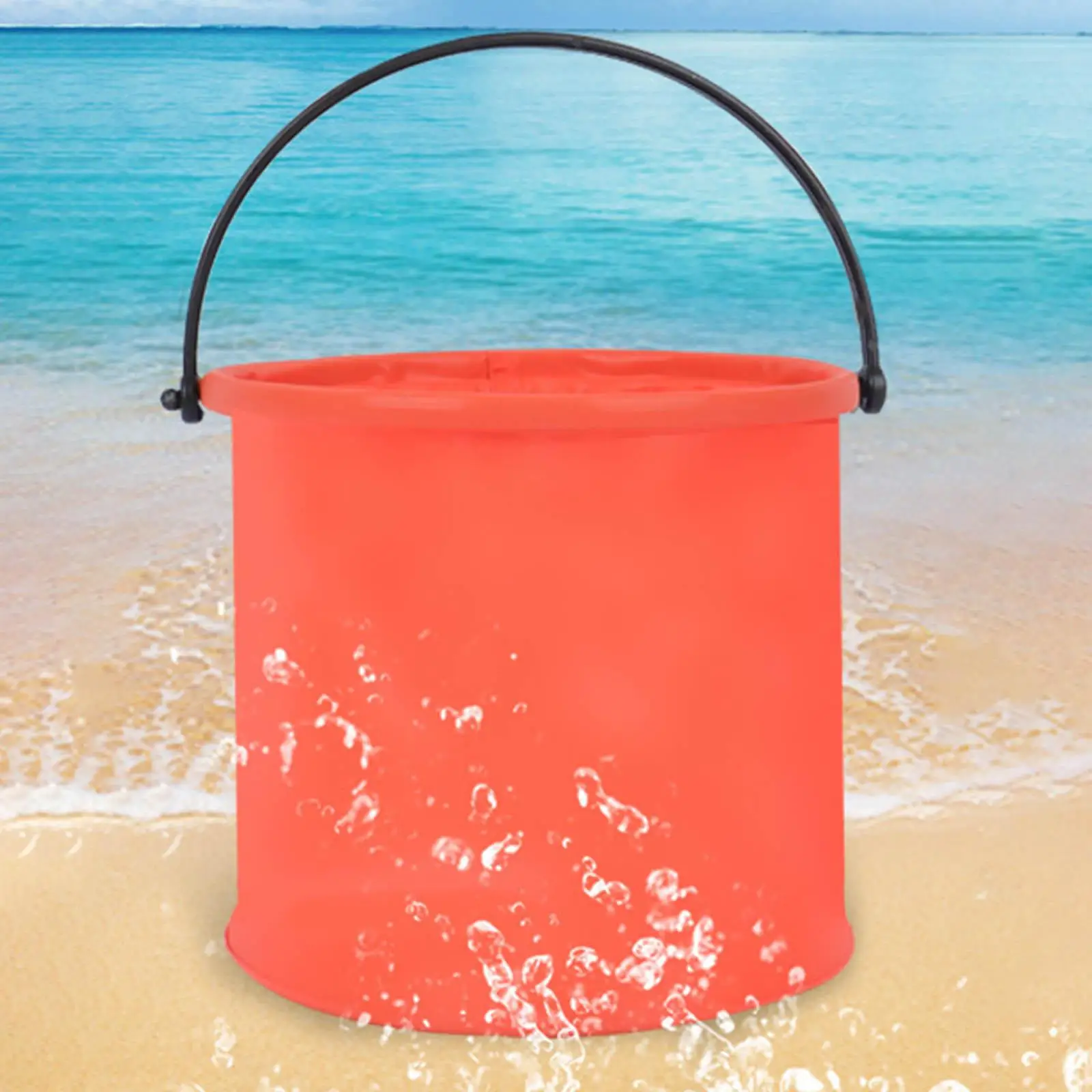 Bucket Foldable Water Container Waterpot for Outdoor Car Washing