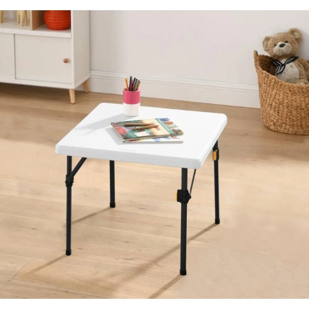 Kids Square Table, 24inch, White