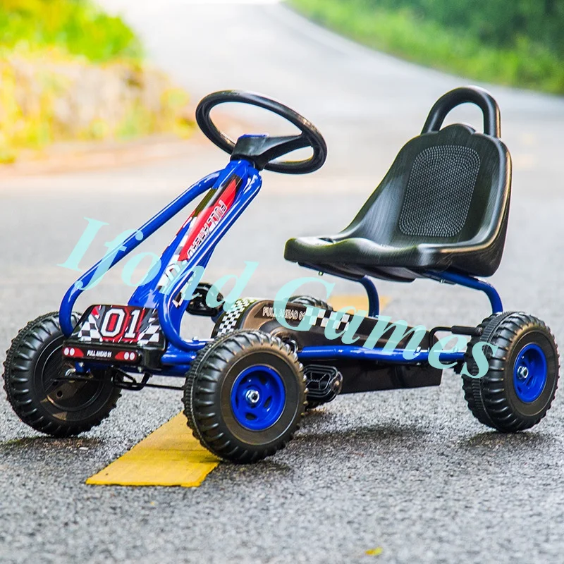 

2022 Kids Outdoor Sport Kart High Quality Pneumatic Tire Pedal Go Kart For Selling