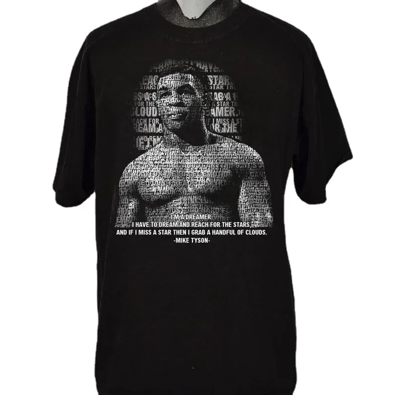 

Mike Tyson Quotes T-Shirt Summer Cotton O-Neck Short Sleeve Men's T Shirt New Size S-3XL