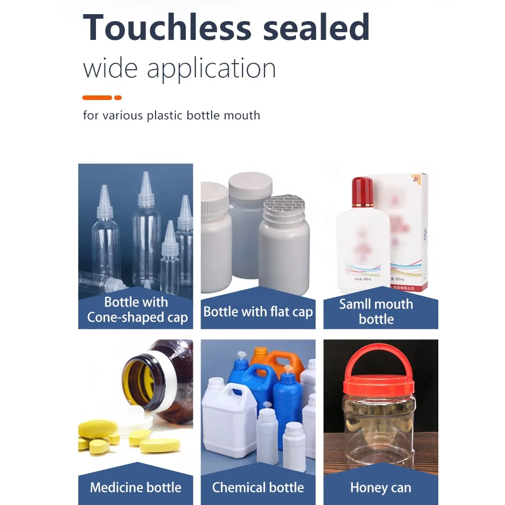 Automatic Plastic Bottle Sealer Sealing Machine Electric Aluminum Foil Sealing Machine Continuous Induction Sealing Machine