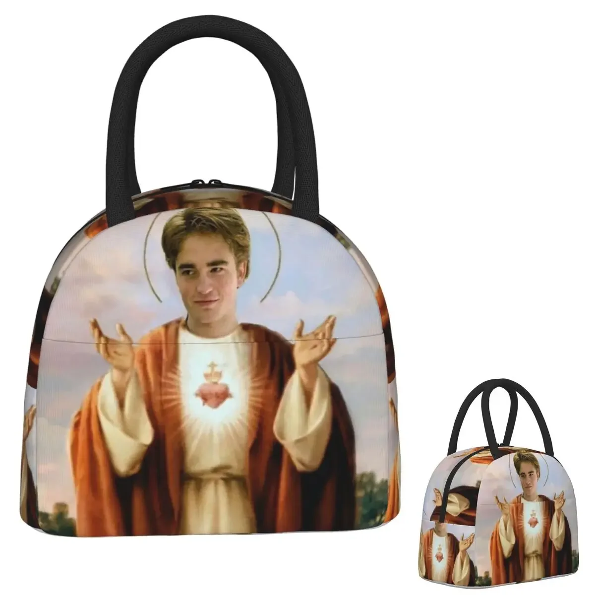 Edward Cullen Twilight Insulated Lunch Bag for Women Kids Leakproof Food Boxes Thermal Lunch Box Tote