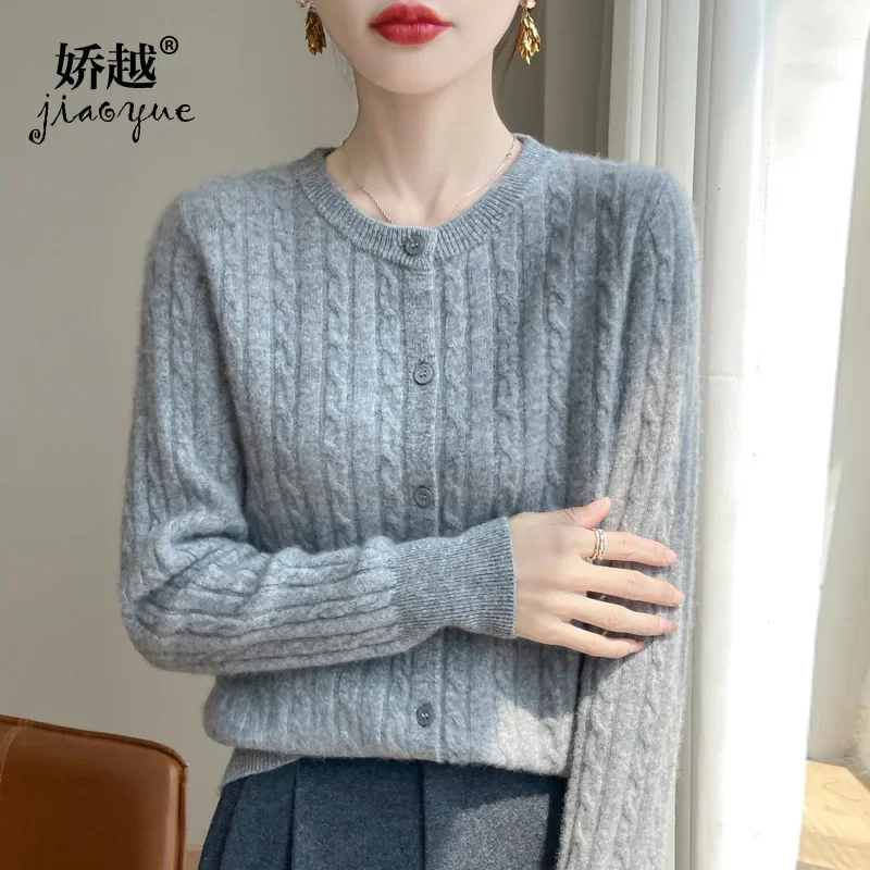 Women's Knitted Sweater Simple Small Vertical Collar Inner Slim-fit Base Shirt All-match Half-turtleneck Sweater for Women