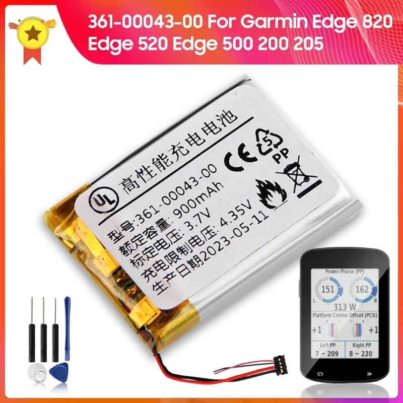 

Production in 2024 Replacement Battery 361-00043-00 For Garmin Edge 820 Edge 520 Edge 500 200 205 Edge820 GPS Cycling Computer