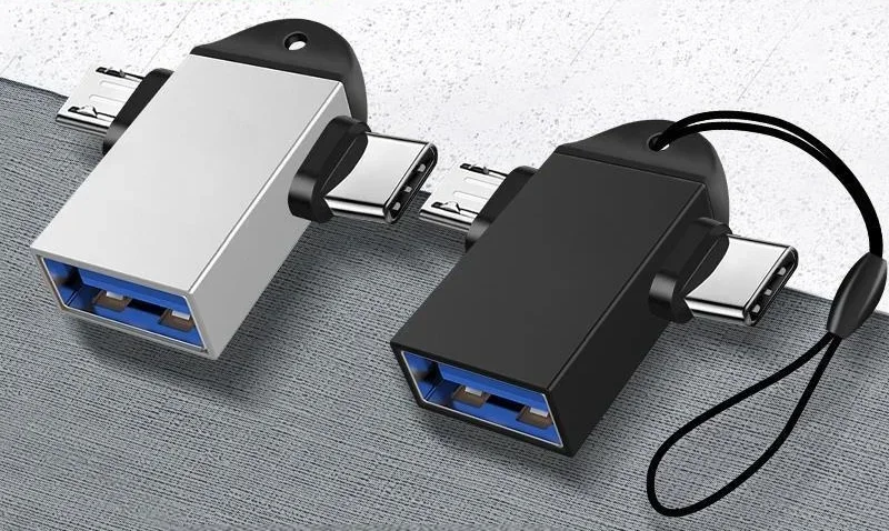 

10 шт. Новые универсальные адаптеры Type-C/Android USB 3.0 OTG (Type-C на USB) оптом