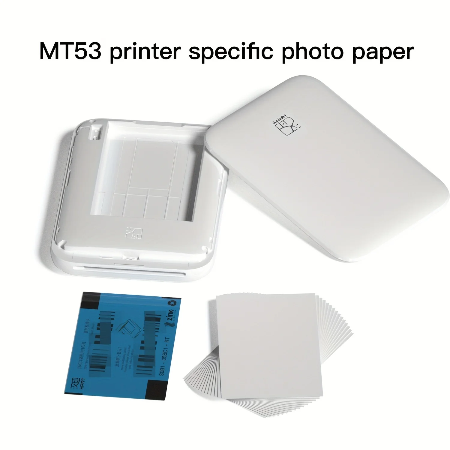 MT53 Photo Printer Special Zink Photo Paper (Individual Paper, Excluding Printer)