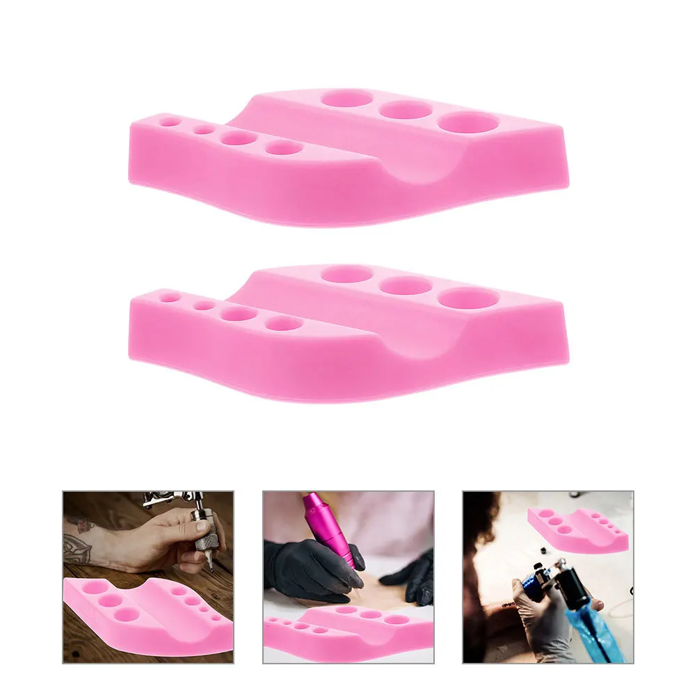

3Pcs Tattoo Ink Cup Holders Durable Material Organizer Unique Design Easy Use Multiple Holes Tattoos Color Cup Rack
