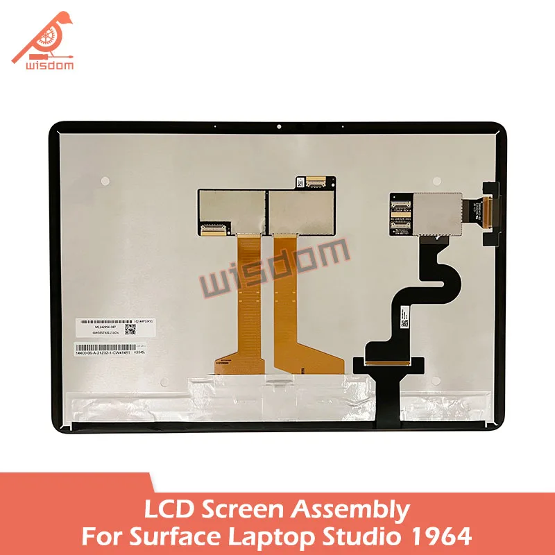 

Laptop 14.4" LCD Screen Assembly For Surface Laptop Studio 1964 LCD Display Touch Screen Digitizer Assy Replacement