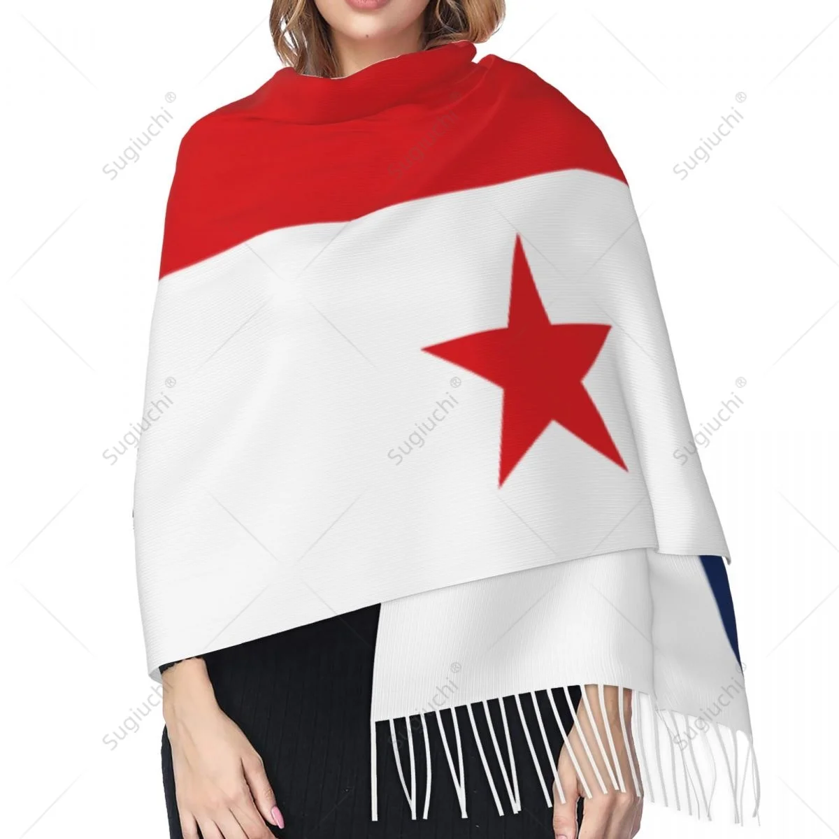 Écharpe Pashmina Multifonction Unisexe, Châle Rond Hijab, Sensation ander, Chaud, Printemps, Hiver