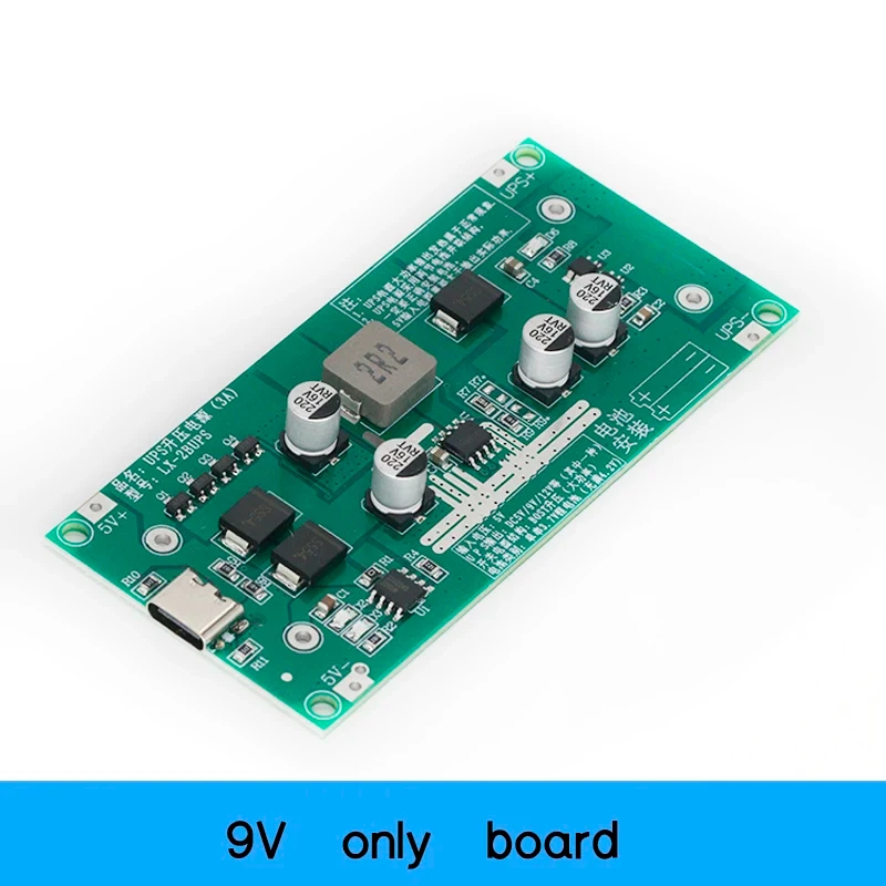 Type-C 15 واط 3A 18650 وحدة شاحن بطارية ليثيوم DC-DC تصعيد الداعم شحن سريع UPS امدادات الطاقة/محول 5 فولت 9 فولت 12 فولت #3