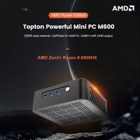 Morefine New AMD Mini PC Gamer M600 Ryzen 9 7940HS Mini Desktop Computer 2xDDR5 2xPCIe4.0 2x2.5G LAN Windows 11 HTPC WiFi6 BT5.2