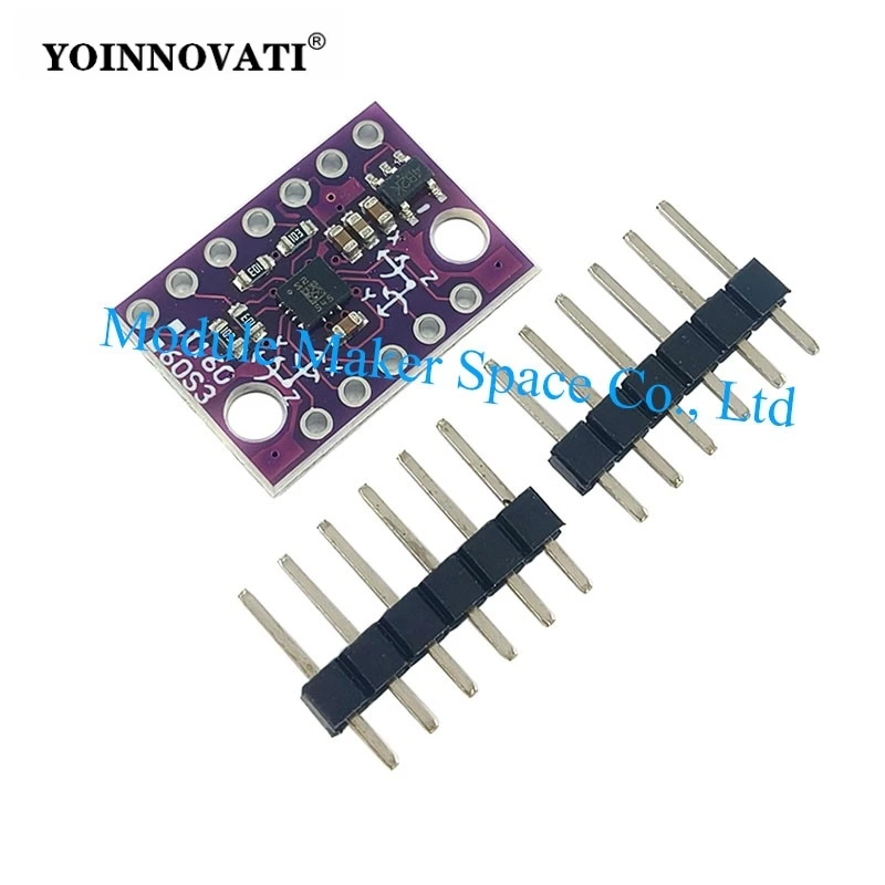 1pcs BMI160 GY-BMI160 6DOF 6-axis Rate Gyro Gravity Accelerometer Sensor Module IIC I2C SPI Communication Protocol 3-5V