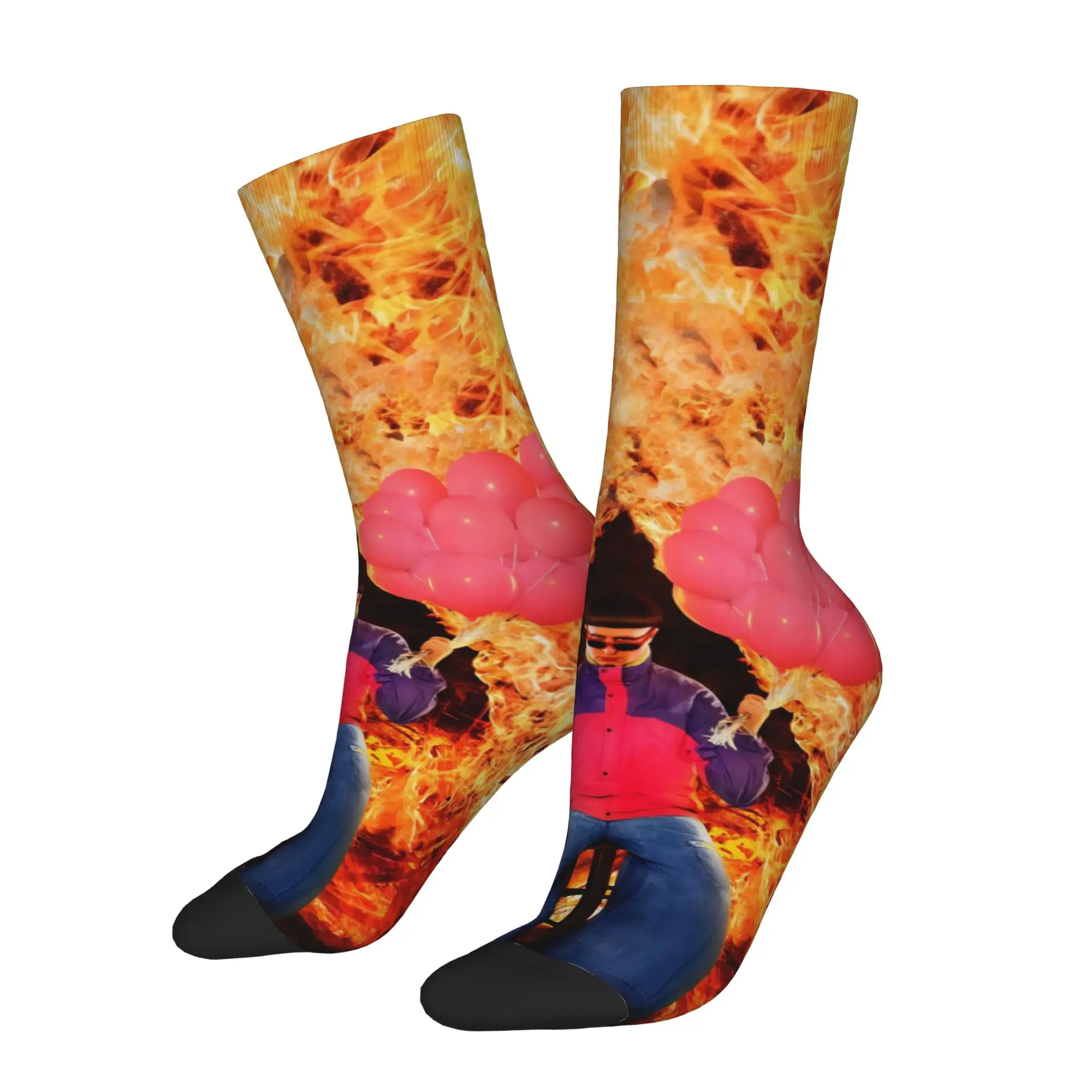 Autumn Winter Fashion Women Men Singer O-Oliver Tree  Socks  Non-slip Crew Socks