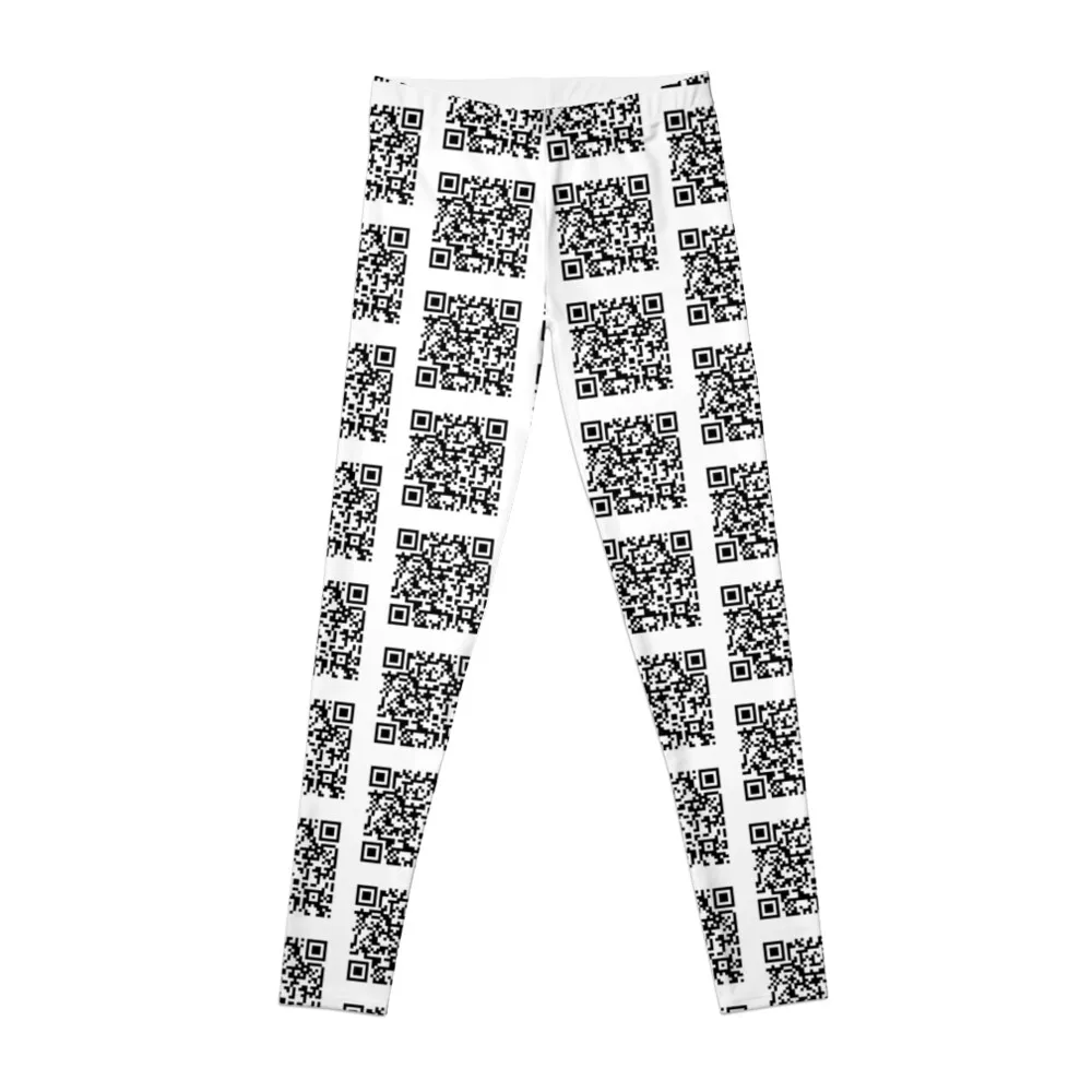 

Rick Roll QR Code Leggings Women's tights trousers Golf wear Womens Leggings