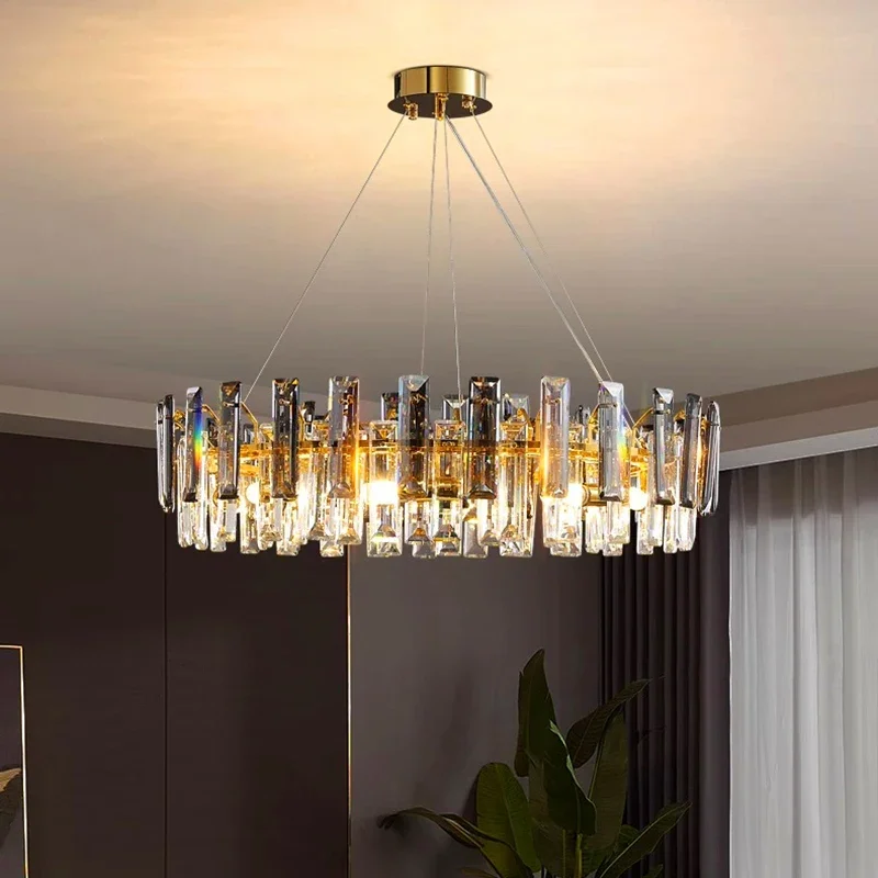 

home decorationPendant lights, luxury crystal living room chandelier, dining Pendant lamp, ceiling light, indoor lighting